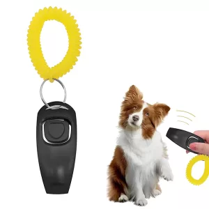 Fluier și Clicker pentru Dresaj Câini 2-în-1